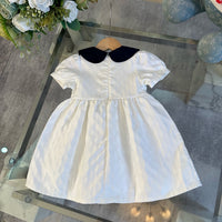Jacquard Peter Pan Collar Dress