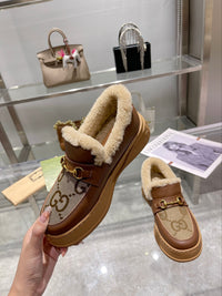Platform Slip-On Loafers