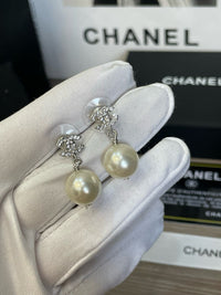 Logo Pearl Earrings