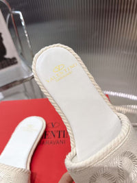 VLogo Espadrille Slides