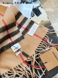 Check Cashmere Scarf
