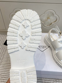 Leather Platform Sandals