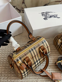 Mini Check Bowling Bag