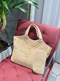 Icare Maxi Shopping Bag Beige