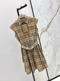 Vintage Check Shirt Dress
