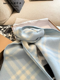 Check Wool Scarf