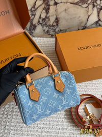 Nano Speedy Bag Denim