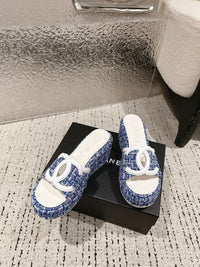 Platform Slide Sandals