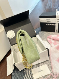 Velvet Flap Bag