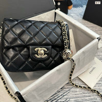 Mini Flap Bag with Lucky Ball Chain