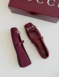 Horsebit Mary Jane Flats