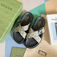 Double Strap Slide Sandals