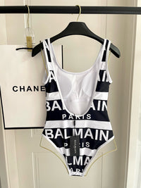 Logo One Piece Swimsuit