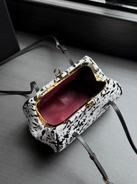 26A Pony Hair Clutch with Strap
