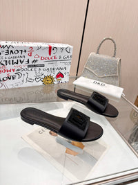 Bianca Leather Slides