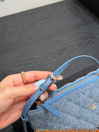 Denim Clutch Bag