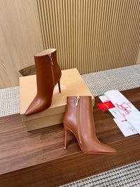 Kate Max Leather Ankle Boots