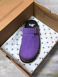 Suede Slingback Mule