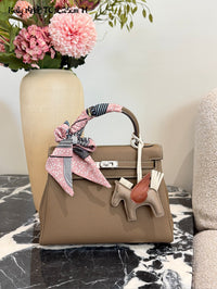 Kelly 25 Bag Craie Togo Leather