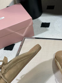 Suede Deck Mules