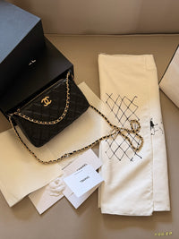 Quilted Pochette Bag