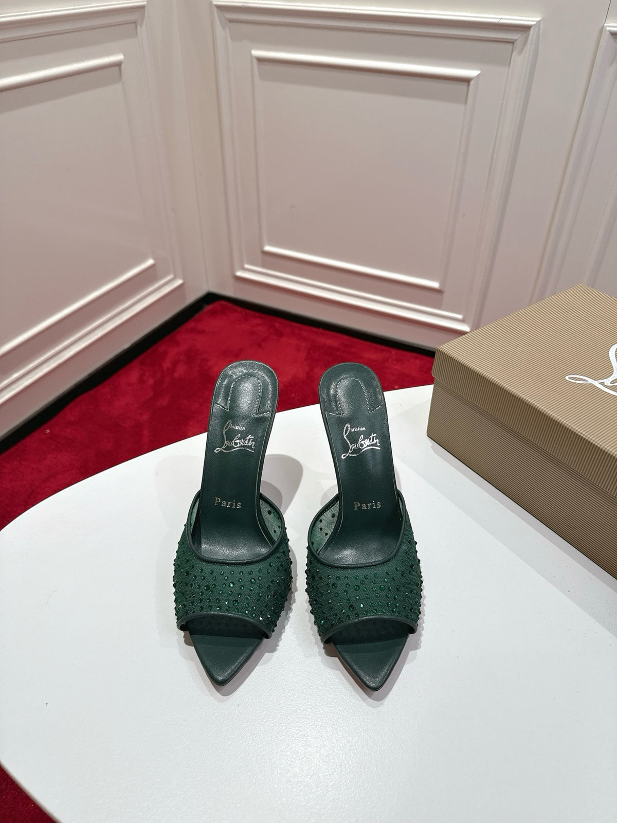 Miss Z Embellished Mules 10cm
