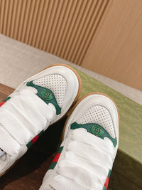 Screener White Green Red Sneakers