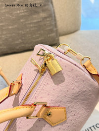 Speedy 30 in Ostrich Embossed Leather