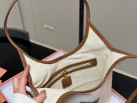 Canvas Leather Ivy Tote Bag