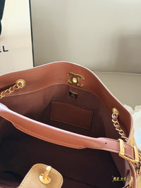 Suede Shopping Bag