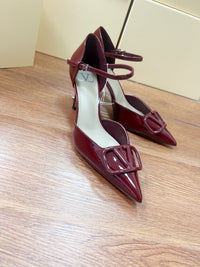 Signature D'Orsay Patent Leather Pumps