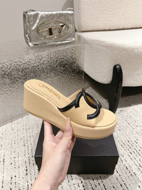 Platform Slide Sandals