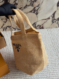 Raffia Woven Tote Bag
