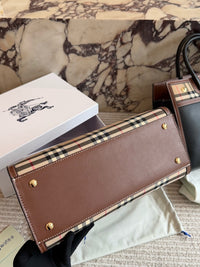 Vintage Check Two Handle Title Bag