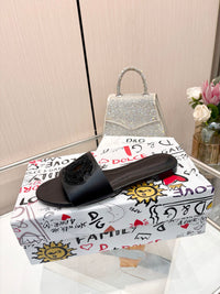 Bianca Leather Slides