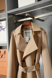 Check Trench Coat