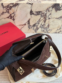 Hug Suede Shoulder Bag