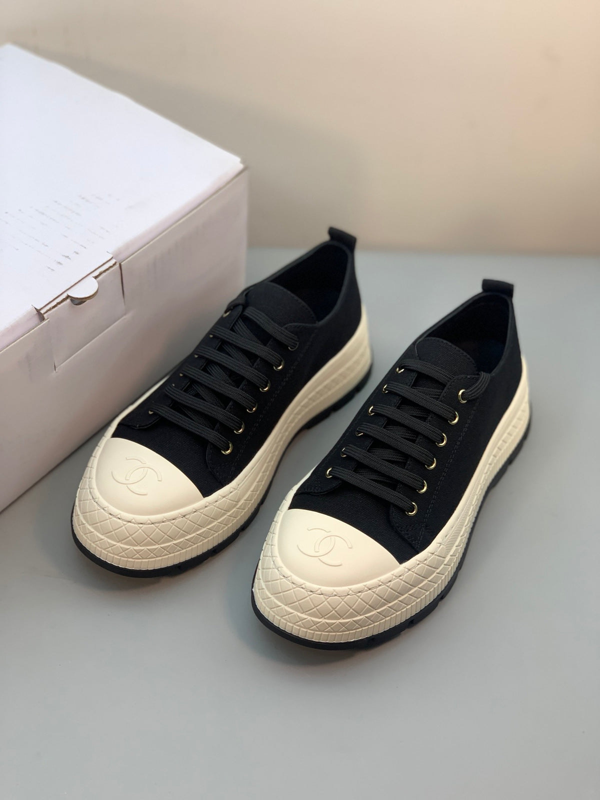 Black and White Trainers