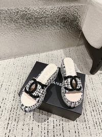 Platform Slide Sandals