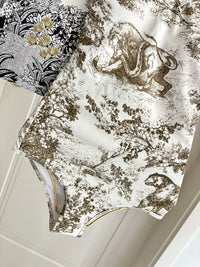 Toile de Jouy 2-Piece Swimsuit