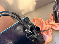 Beau Leather Top-Handle Bag