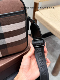 Vintage Check Camera Bag