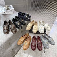 Quilted Leather Loafers