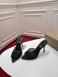 Miss Z Embellished Mules 10cm