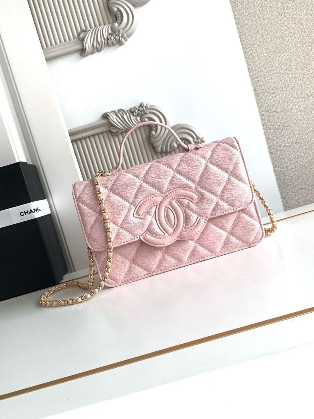 Top Handle Flap Bag