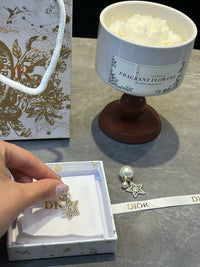 Pearl Star Earrings