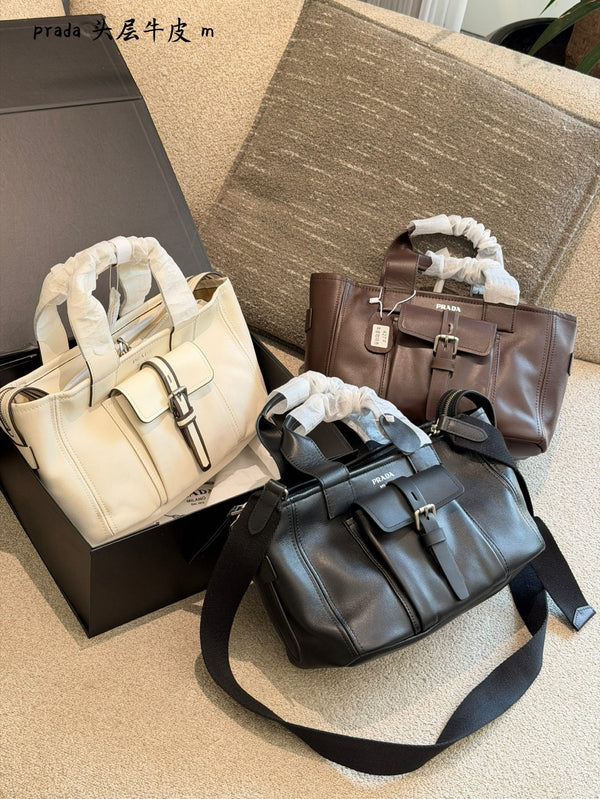 Buckle Leather Bag