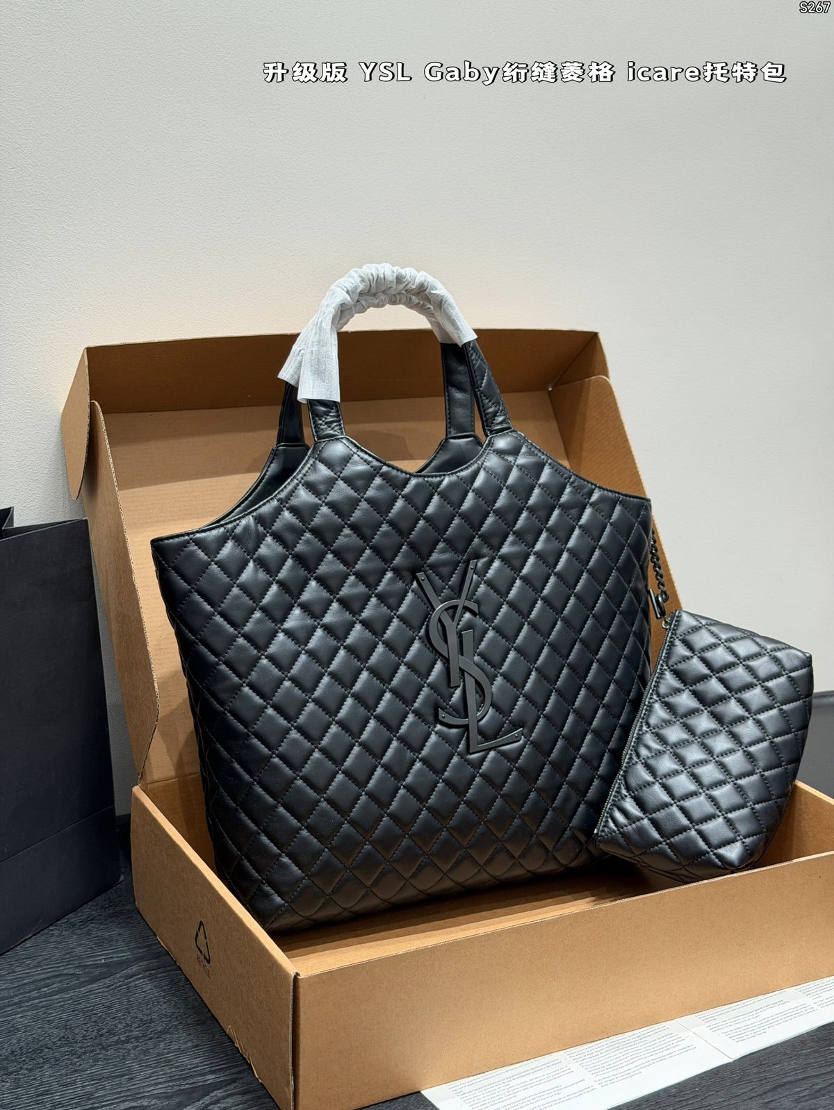 Icare Suede Tote Bag