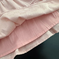 Pink Ruffle Tiered Dress
