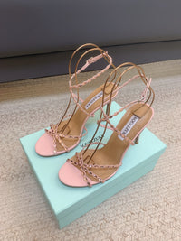 Tequila Embellished Leather Sandals